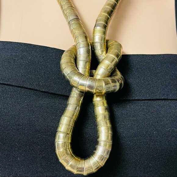 BENDABLE SNAKE CHAIN FLEXIBLE TWIST NECKLACE 35” - Picture 3 of 13